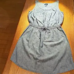 Gap デニム風薄手生地ノースリーブワンピース 165 Sサイズ相当