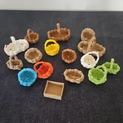 ✤エコクラフト✤ ✤アイスクリームとプリンdeにぎやか小物入れ