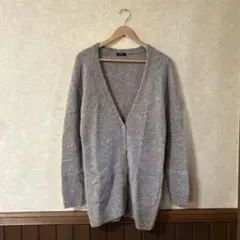a.v.v グレー Vネックカーディガン