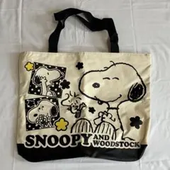 スヌーピー 大きめ トートバック お泊まり 旅行 肩掛け