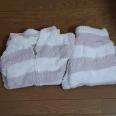 ジェラートピケ　gelato pique　ルームウェア　ピンク　ストライプ