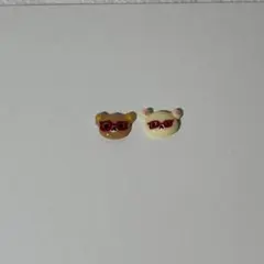 赤メガネ　リラックマ　コリラックマ　3Dネイルパーツ