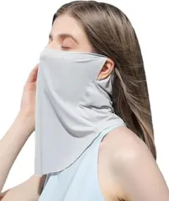 ネック ガード フェイス カバー 冷感 UPF50+ 耳掛け 紫外線 日焼け