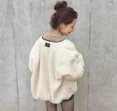 kastane、ボアブルゾン