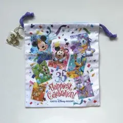東京ディズニーランド 35周年 巾着袋