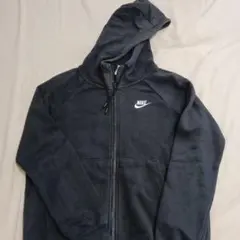 00s oldnike フェード ブラック ジップパーカー シティーボーイ 短丈