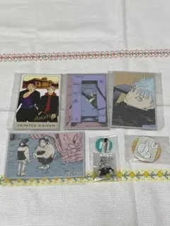 呪術廻戦展　メモリアルコレクション　アクリルスタンド　缶バッジ