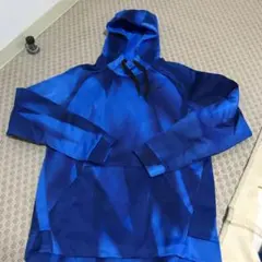 NIKE 青　トレーナー　フード付き　裏起毛