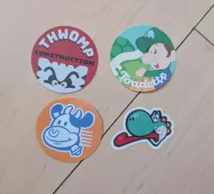 マリオカート　シール　4枚セット