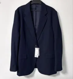 新品タグ付 UNIQLO ユニクロ　リラックステーラードジャケット ネイビーL