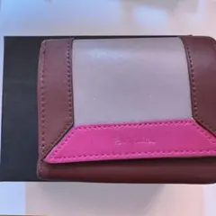 ***様 Paul Smith コントラストカラーブロック3つ折りがま口財布 ベのサムネイル