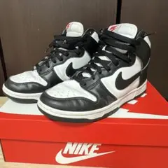 ナイキ ダンクハイ パンダ 24.5cm NIKE DUNK HIGHスニーカー