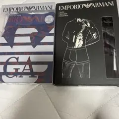新品 EMPORIO ARMANIボクサーパンツ2点 Lアルマーニ日本サイズLL