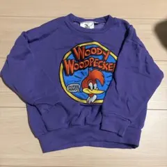 ウッディー・ウッドペッカー トレーナー パープル 110cm