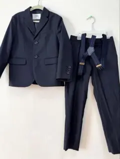 ザラ　ネイビー フォーマルスーツ　卒業式　入学式