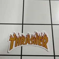 THRASHER ステッカー 炎のロゴ