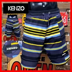 水陸両用　KENZO ケンゾー　2way マルチボーダー　ショートパンツ　Lのサムネイル