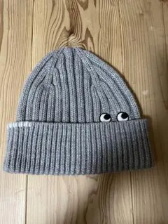 ANYA HINDMARCH✖️UNIQLO 　ニット帽 グレーFREEサイズ