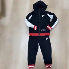 NIKE AIR フード付きジャージ 黒赤　セットアップ