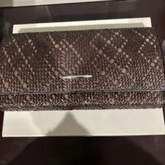 新品⭐️ブラウン編み込みクラッチバッグ