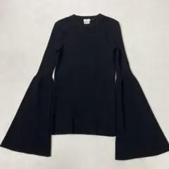 Sov. ソブ Flared Rib Knit レーヨン リブニットのサムネイル
