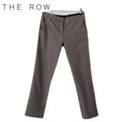 THE ROW ザロウ テーパード パンツ 千鳥格子柄 チェック ブラウン系のサムネイル