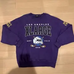 XLARGE スウェット パープル Lのサムネイル