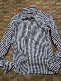 ​【美品】コムデギャルソンオム ギンガムチェックシャツ 赤ステッチ XS