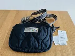 PEANUTS　 SOLEIL 　スヌーピー キルティングショルダーバッグ