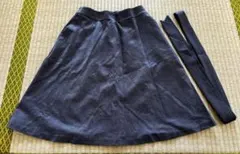 カジュアル スーツ スカート リボン付