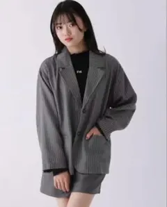 レピピアルマリオ　ルーズストライプジャケット