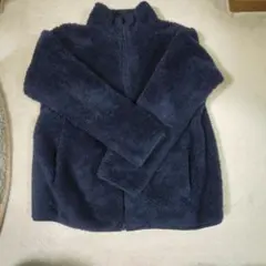 ユニクロ　ネイビー フリースジャケット 160cm