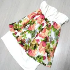 °§♥‥【CECIL McBEE】 ホワイト × 花柄ミニワンピ ‥♥§°