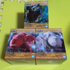 鎮座獣　モンスターハンター　3種セット　ナルガクルガ　フルフル　フルフル亜種