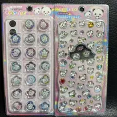 もちもちぱんだジュエルプチドロップ・おはじきシール2枚セット【正規品】