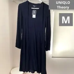 UNIQLO Theory ボウタイワンピース　Mサイズ　ブラック　長袖
