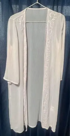 【値下げ】刺繍ロング薄手カーディガン CECIL McBEE