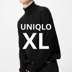 ユニクロ UNIQLO エクストラファインメリノタートルネックセーターXL