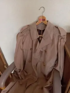 値下げ　ベージュ ダブルブレスト トレンチコート