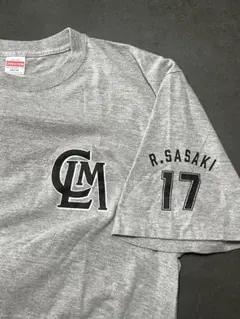 千葉ロッテマリーンズ　CLM Tシャツ 佐々木朗希　選手