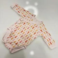 UNIQLOユニクロjoyofprintボディスーツ長袖前開き70サイズ綿100