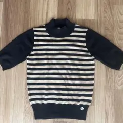 MARY QUANT LONDON ボーダー半袖ニット