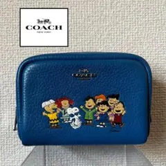 【最終値下げ】【早い者勝ち】coach ポーチ　スヌーピー　チャーリーブラウン