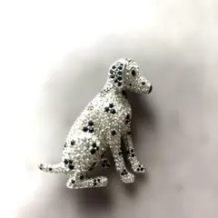 【極美品✨️】スワロフスキー 犬 ダルメシアン ブローチのサムネイル