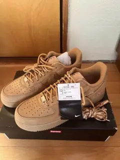 新品Supreme × Nike Air Force 1 LowWheat 27