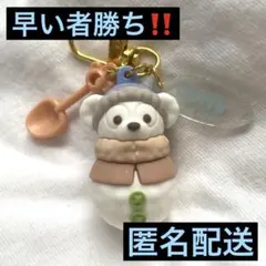 【新品 未使用】早い者勝ち‼️ダッフィー 雪だるまチャームクリスマス