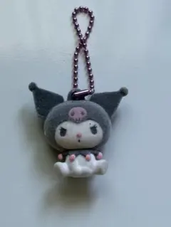 クロミ サンリオ ガチャ フロッキー マスコット フィギュア キーホルダー