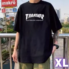 【期間限定】メンズ　Tシャツ　XL　半袖　ブラック　人気　ストリート　ロゴ
