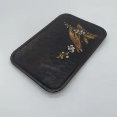 【美術品】木製 漆器 盆 梅の図 伝統工芸 美術品】木製 漆器 盆 梅の図 伝統工芸 - メルカリ