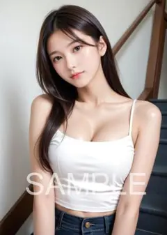 AI 美女 A4ポスター 生写真 美人 清楚 かわいい グラビア c092224
